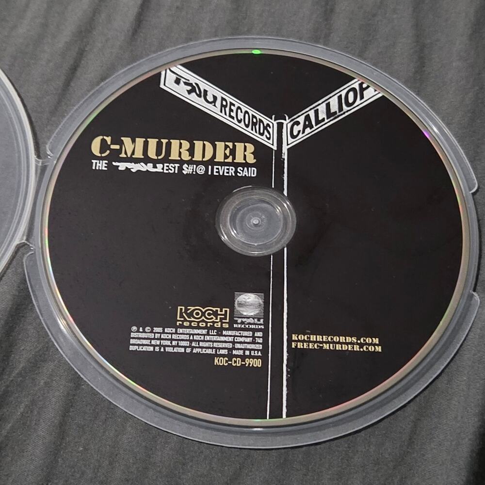 Vtg 2005 C-Murder THE TRUEST $#!@ I EVER SAID CD RAP HIP HOP